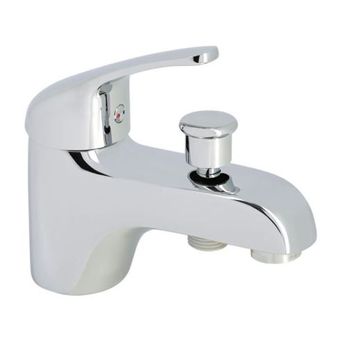 Non Communiqué Rousseau Robinet Mitigeur Mécanique Baignoire Et Douche - Chromé - Monotrou Nf