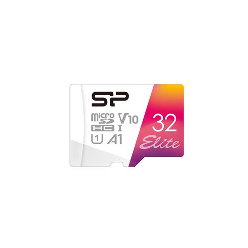 Non Communiqué Silicon Power Elite - Carte Mémoire Flash (Adaptateur Microsdhc - Sd Inclus(E)) - 32 Go - A1 / Video Class V10 / Uhs-I U1 / Class10 - Microsdhc Uhs-I