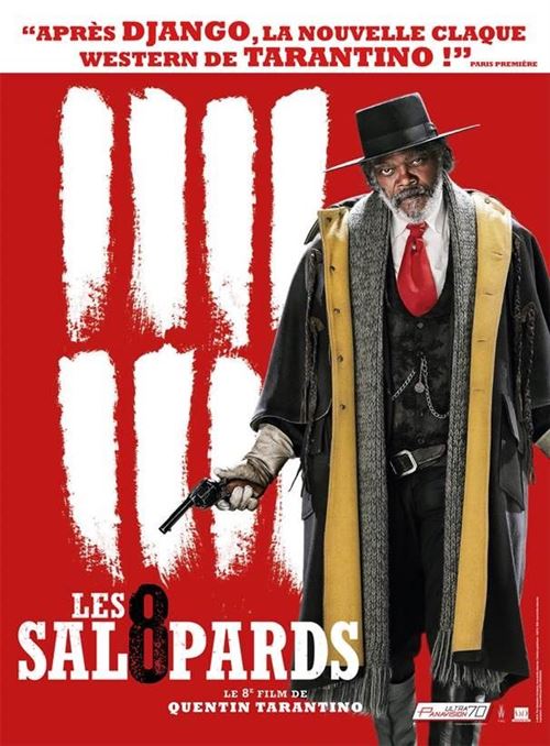 Les 8 salopards - 2015 - Samul L. Jackson - 40x60cm - Affiche de cinéma originale pliée