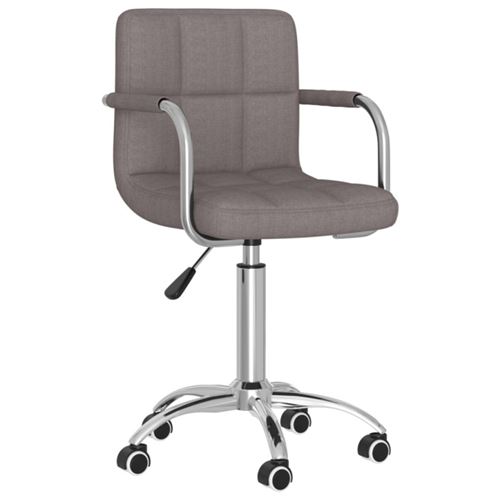 Non Communiqué Taupe Chaise Vidaxl Interieur Non Pliable H. 74.5 Cm En Plastique Marron