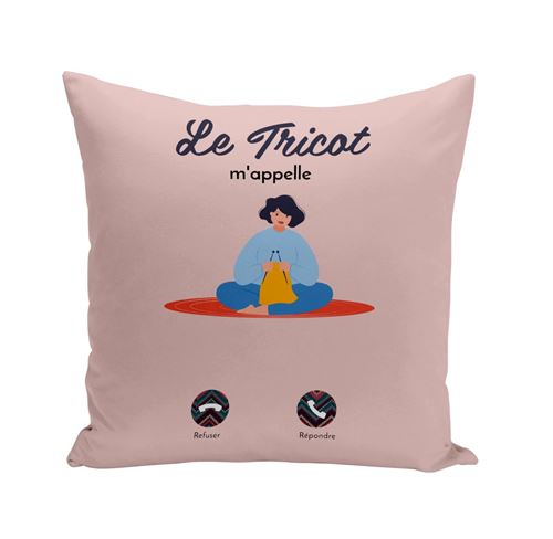 Des housses de coussin à tricoter : Femme Actuelle Le MAG