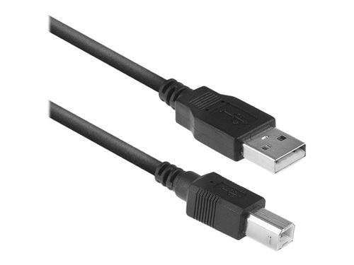ACT - Câble USB - USB (M) pour USB type B (M) - USB 2.0 - 1 m - noir