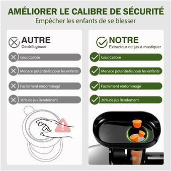 Extracteur de Jus Electrique pour fruits et légumes Presse-agrumes