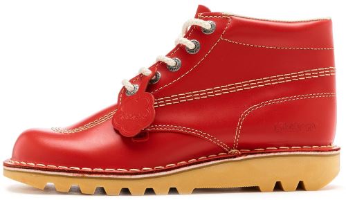 Kickers Kick Hi Core Cuir Ankle Bottes en Rouge 1KF0000101RCO [UK 8 EU 42]