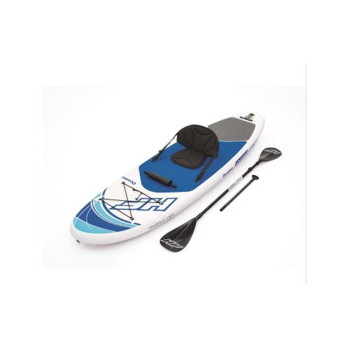 Paddle et Kayak 2 en 1 gonflable BESTWAY OCEANA SUP Siège détachable Pack complet Pagaie + Sac + Pompe Gonflage