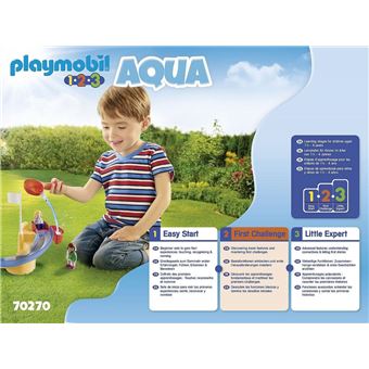 Playmobil 1.2.3 Aqua 70270 Toboggan aquatique