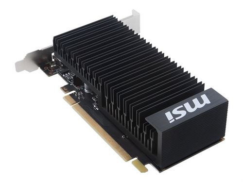 MSI GT 1030 2GH LP OC Carte graphique GF GT 1030 2 Go GDDR5 PCIe 3.0 x4 profil bas HDMI DisplayPort san ventilateur