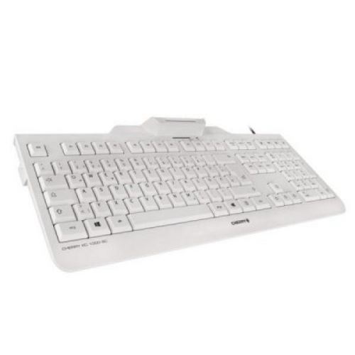CHERRY KC 1000 SC - Toetsenbord - USB - Spaans - lichtgrijs