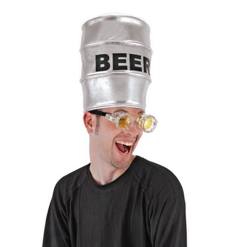 CESAR Chapeau Fût de Biere Pour Adulte