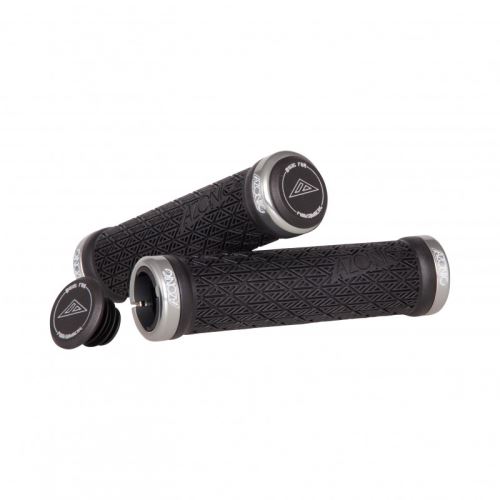 Azonic Logo Lock-on 130mm Poignées Gris