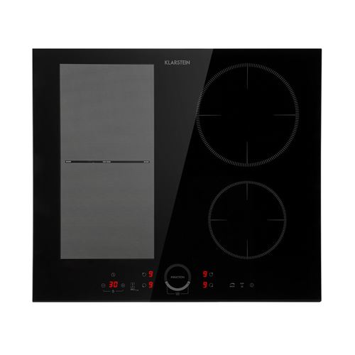 Klarstein Delicatessa 60 Hybrid - Piano Cottura A Induzione Da Incasso, Autonomo, 4 Zone, 7000 W, Vetroceramica