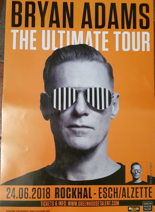 Bryan Adams - Ultimate Tour - AFFICHE