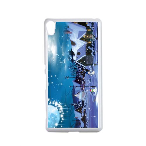 Coque Village Sous La Neige Compatible Sony Xperia Xa Transparent