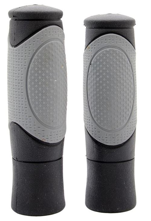 Simson poignées Ergo Shift universel 13 cm noir/gris