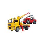 Majorette - Grand Series - Camion Volvo + Hélicoptère de Police - 35cm (Echelle 1/43ème) - Sons et Lumières - Dès 3 Ans - 213716000002