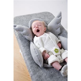 Coussin chaise haute universel Ange Jersey gris Child Wood