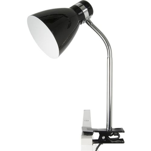 Leitmotiv - Lampe en métal à clipser Study Noir