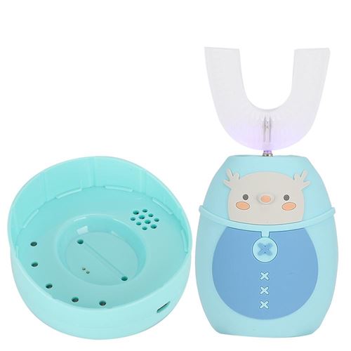 Brosse à dents tête en forme de U Mignon Enfants électronique sonique automatique (2-6 ans)