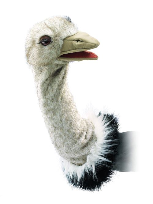 Folkmanis Puppets - 2872 - Marionnette et Théâtre - Ostrich Stage Puppet