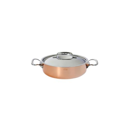 De Buyer Sautoir Cuivre Inox - O 28 Cm - Cuivre Et Inox - Tous Feux Sauf Induction