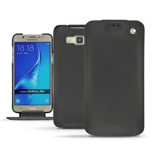 Noreve - Housse cuir Samsung Galaxy J5 (2016) - Perpétuelle - Noir ( Nappa - Black )