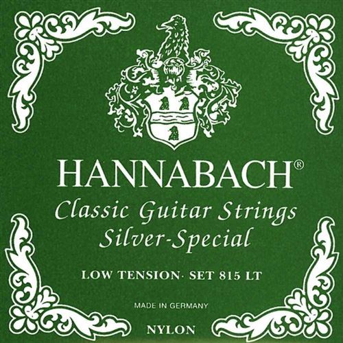 Hannabach 815LT - Cordes guitare classique - tension faible