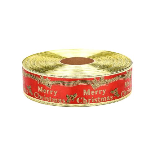 Noël Ruban Gros-Grain Rubans de Noël Décorations de Vacances 100 Verges JJGJ825