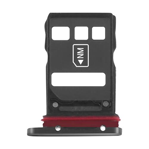 Tiroir Carte pour Huawei P40 / P40 Pro Nano SIM et Nano Memory de Rechange Noir Clappio