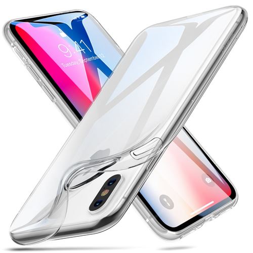 Coque silicone iphone x transparente