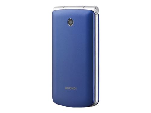 Brondi Magnum 3 - Téléphone mobile - double SIM - GSM - 320 x 240 pixels - 1,3 MP - bleu
