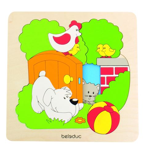 Beleduc Puzzle découverte dans le jardin 17500