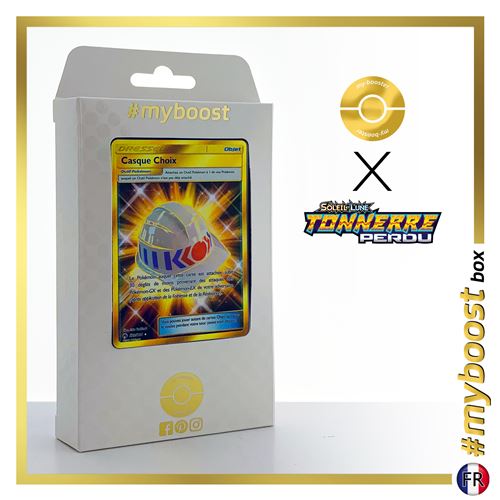 Casque Choix 229/214 Dresseur Secrète - #myboost X Soleil & Lune 8 Tonnerre Perdu - Coffret de 10 cartes Pokémon françaises