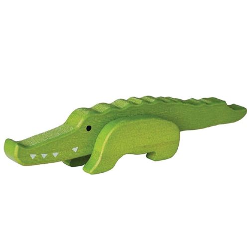 Everearth protagoniste crocodile vert 9x4x4 cm