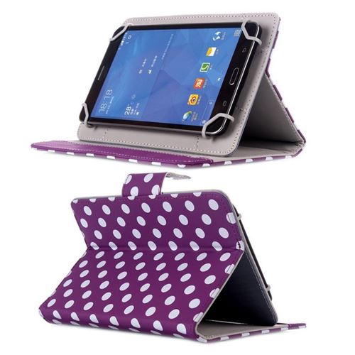 Yonis Violet Housse Universelle En Similicuir Pour Tablette 7 Pouces - Image 2