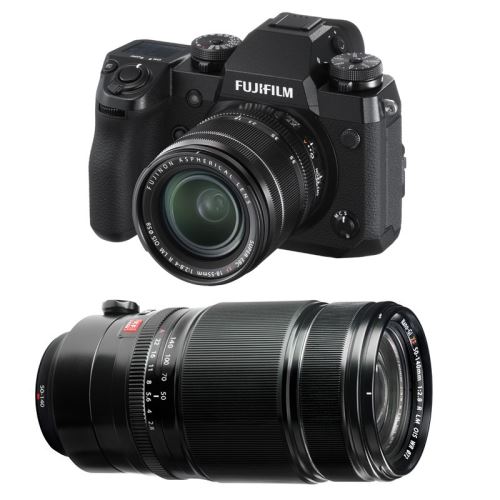 FUJIFILM x-h1 noir + 18-55 mm + 50-140 mm