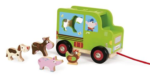 Scratch figurine de traction chariot de triage agricole vert 18 cm