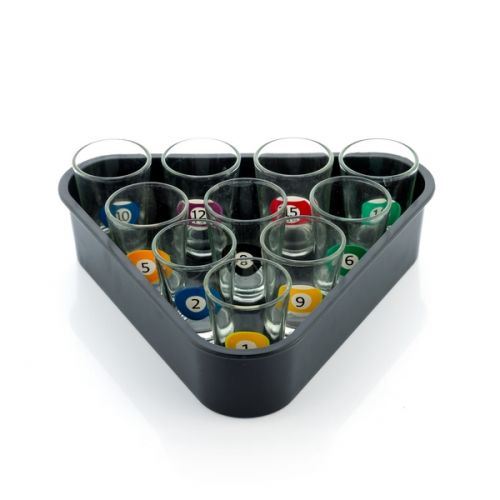 Ensemble de Verres à Liqueur Billiards 11 Pièces