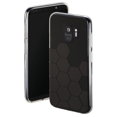 Coque de protection Hexagon pour Samsung Galaxy S9, noire