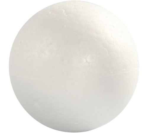 Lot de boules en polystyrène - 8 cm - 5 pcs