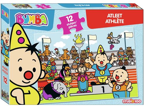 Studio 100 puzzle Bumba en tant qu'athlète junior 12 pièces