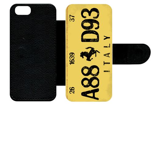 Etui À Rabat Apple Iphone Se Plaque Immatriculation Italie