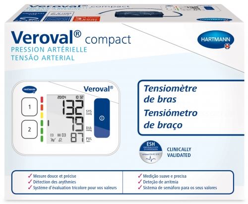 Hartmann Veroval Tensiomètre compact bras - Tensiomètre de bras