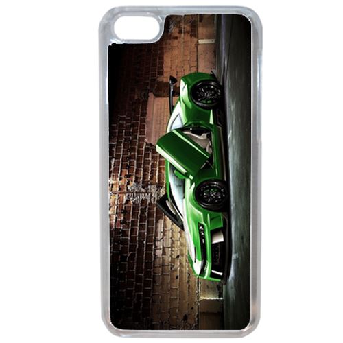 Coque Tuning Voiture Verte Brique Compatible Iphone 7 Transparent