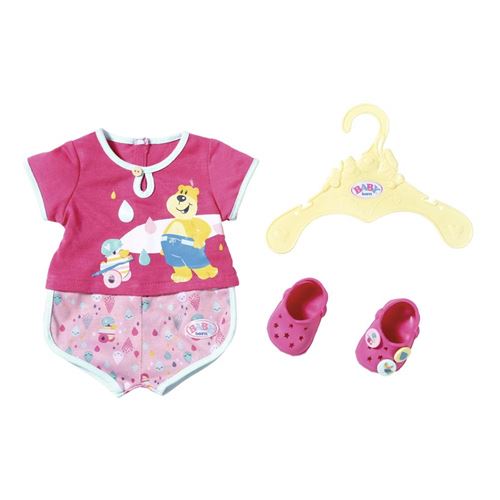 Zapf Creation 827437 Pyjama de bain avec chaussures pour poupée BABY born de 43 cm