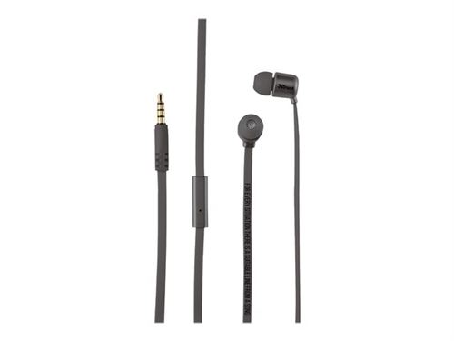 Trust Urban Duga - In-ear hoofdtelefoons met micro - inwendig - met bekabeling - 3,5 mm-stekker - spacegrijs