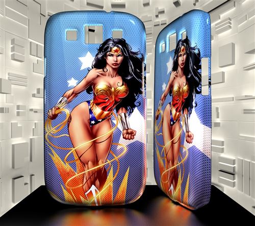Coque Personnalisée Samsung Galaxy S3 FILM WONDER WOMAN Réf 08