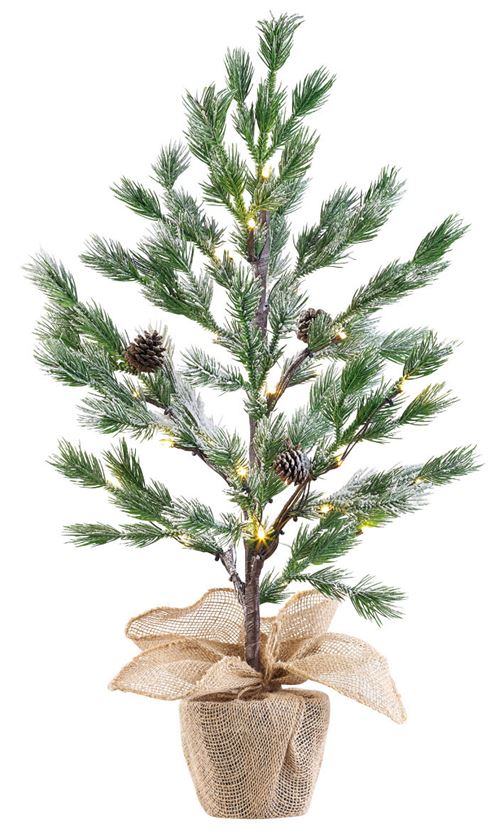 Sapin artificiel enneigé en pot 70 cm