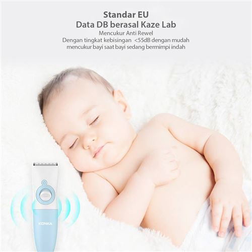 10 79 Sur Tondeuse A Cheveux Konka A 3 Limite Peignses Pour Bebe Rechargeable Sans Fil 45 160mm Bleu Et Blanc Tondeuse Homme Achat Prix Fnac