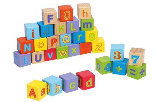 Jouéco Blocs d'Alphabet, 80035, 30 Pièces
