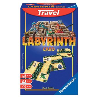 Ravensburger Labyrinthe Travel - Jeu De Société Portable Pour Enfants Dès 7 Ans